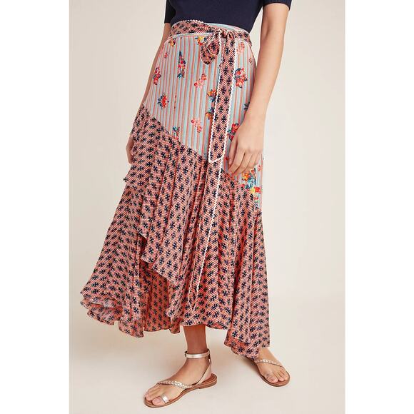 NWOT Anthropologie Bhanuni By Jyoti Casablanca Maxi Skirt - Picture 1 of 8